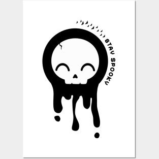 Cute Spooky Skull Posters and Art